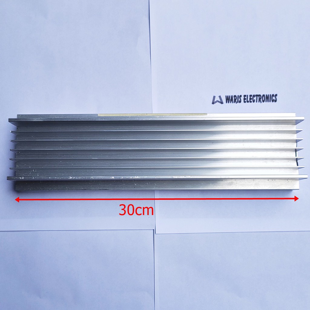 Pendingin heatsink Builtup BU 2U 17 sirip 30cm