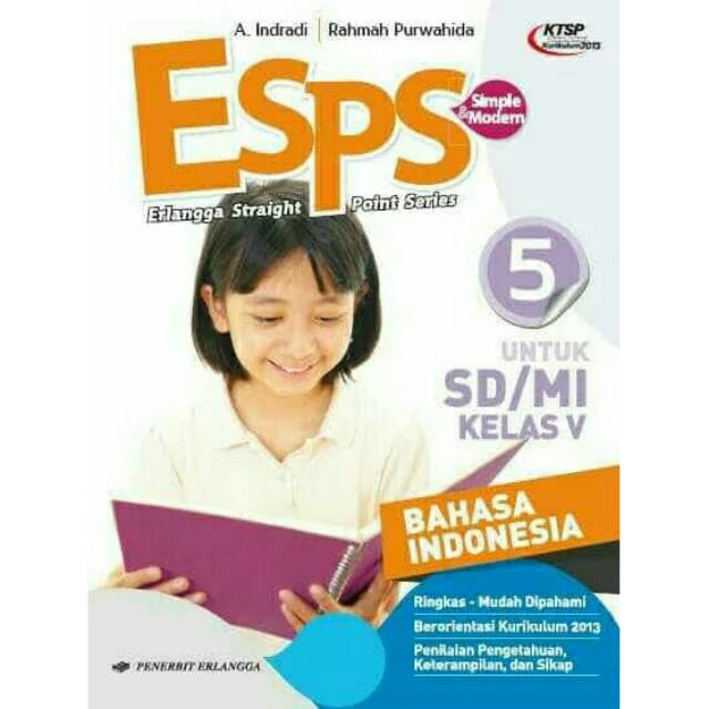 Erlangga esps bahasa indonesia kelas 5 SD ktsp