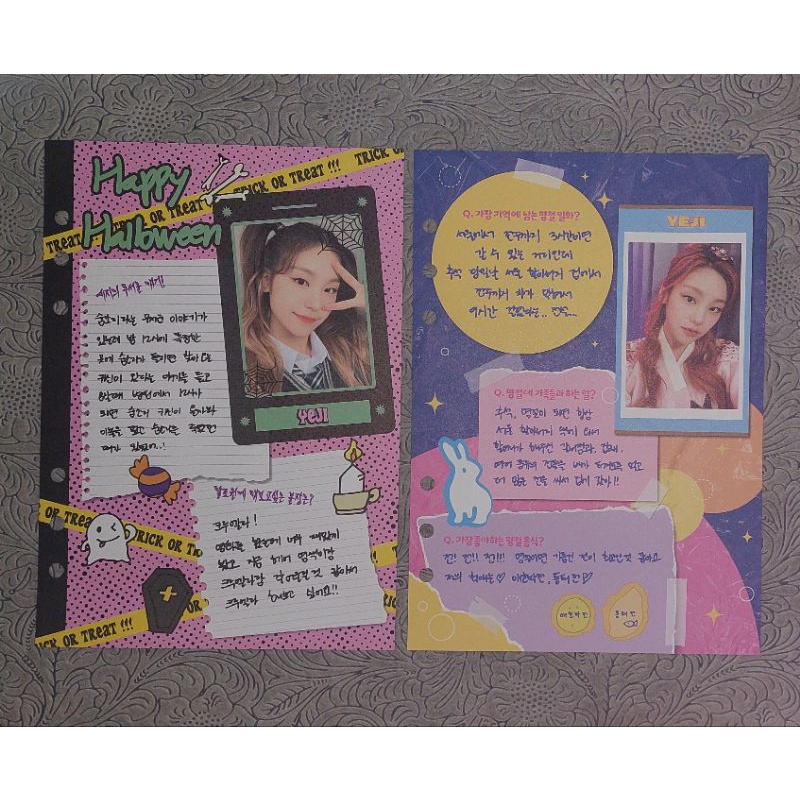 Official Special Page NBD No Bad Days ITZY Yeji September October Oktober