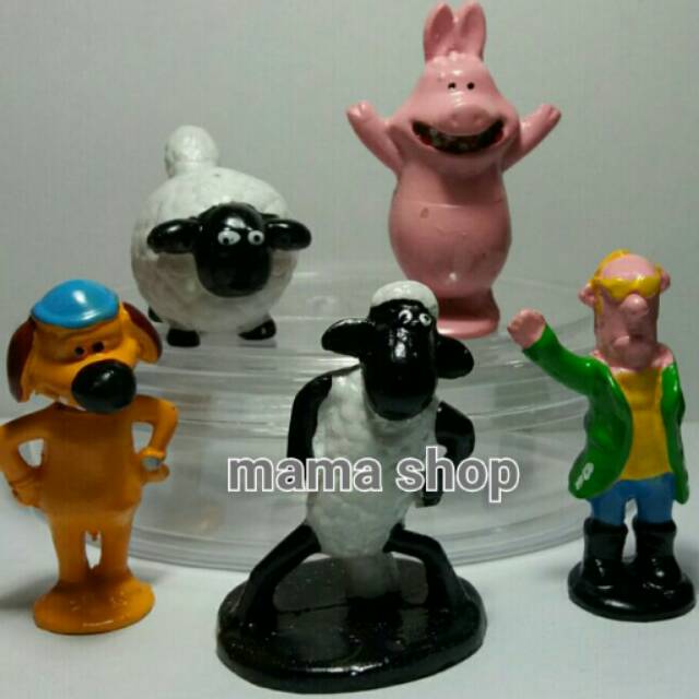 Topper Cake Patung Kue Figure Shaun The Sheep / Timmy Time