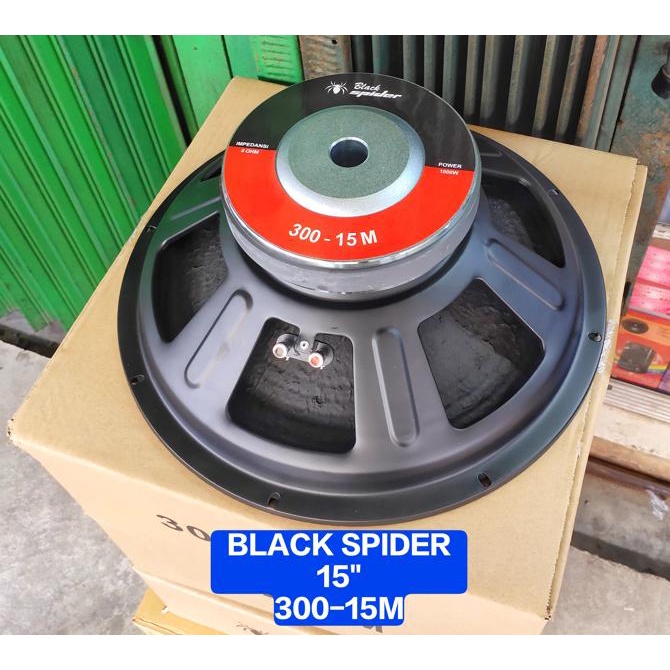 Speaker Black Spider 15 Inch 300-15 M 300 15M Original