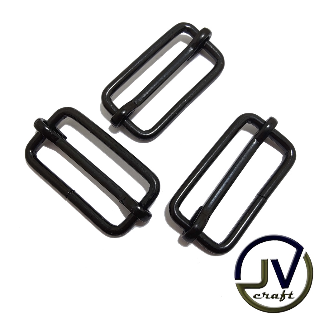 RING JALAN TAS BESI 3.8 CM HITAM