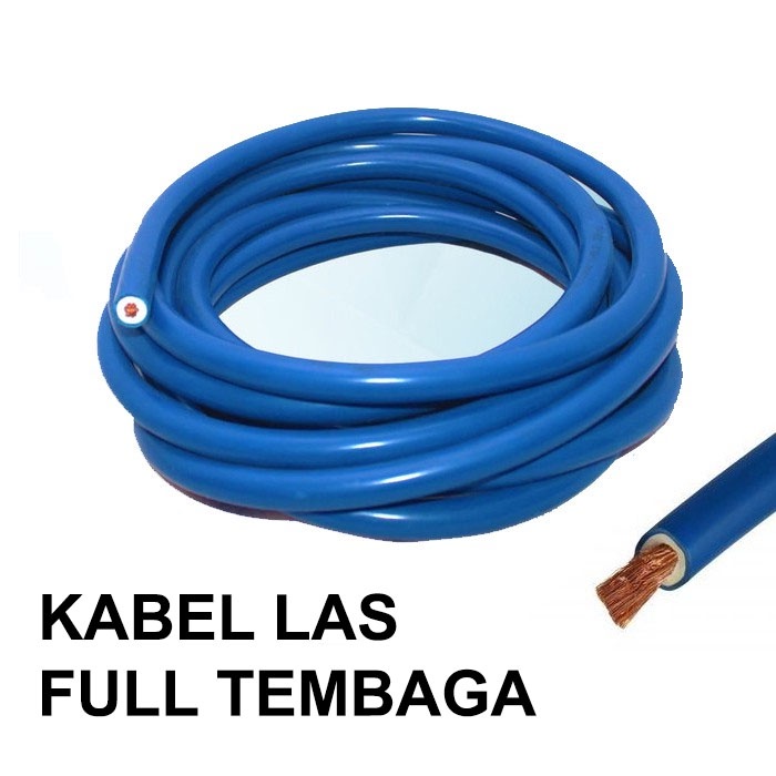 KABEL LAS DOZIRO LITE (BIRU) 25mm WELDING CABLE 25 mm FULL COPPER WIRE ORI