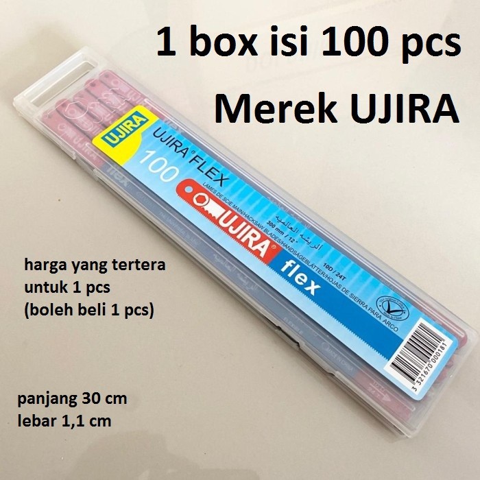 Mata Gergaji Besi 24T T24 24 T Ujira Flex Flexible 300mm 12 inch 30cm