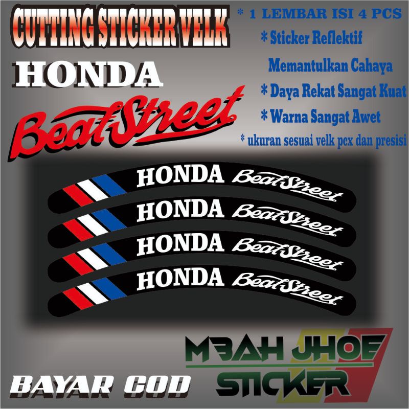 sticker velk motor BEAT STREET