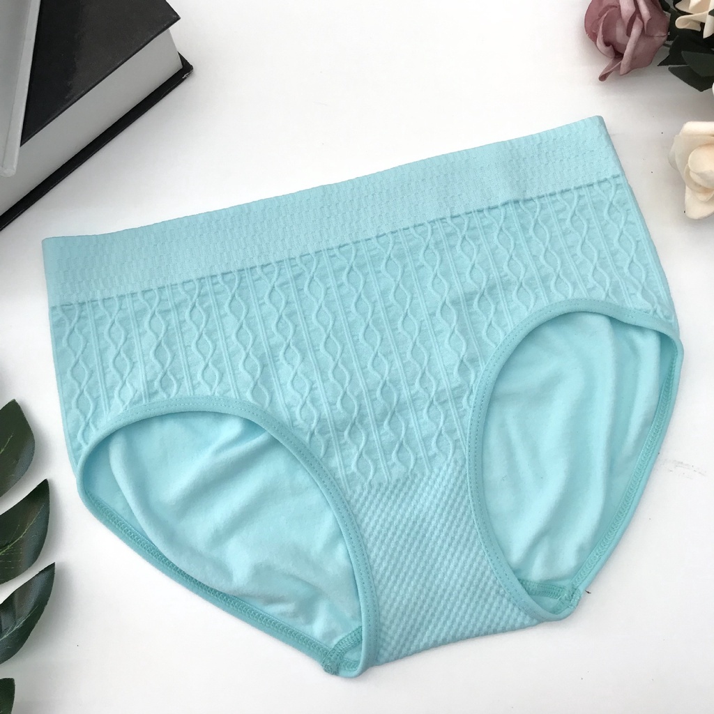 GO! CD617 Celana Dalam Wanita Briefs Elastis CD Seamless High Waist Bahan Katun