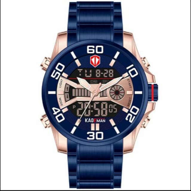 Jam tangan pria original kademan K6171G rantai