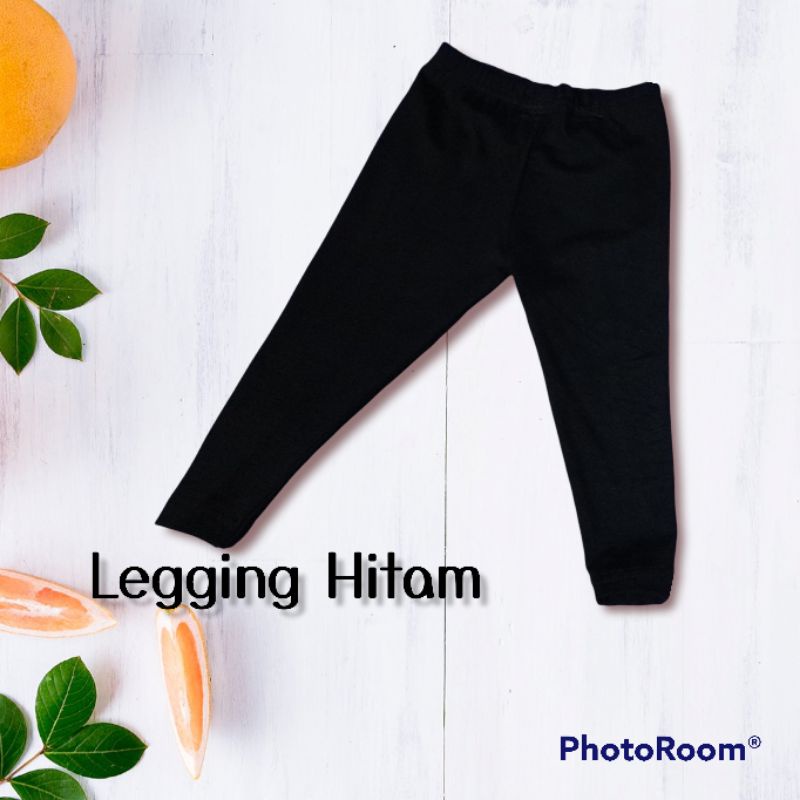 Legging bayi balita anak hitam, abu tua, mocca, pink baby