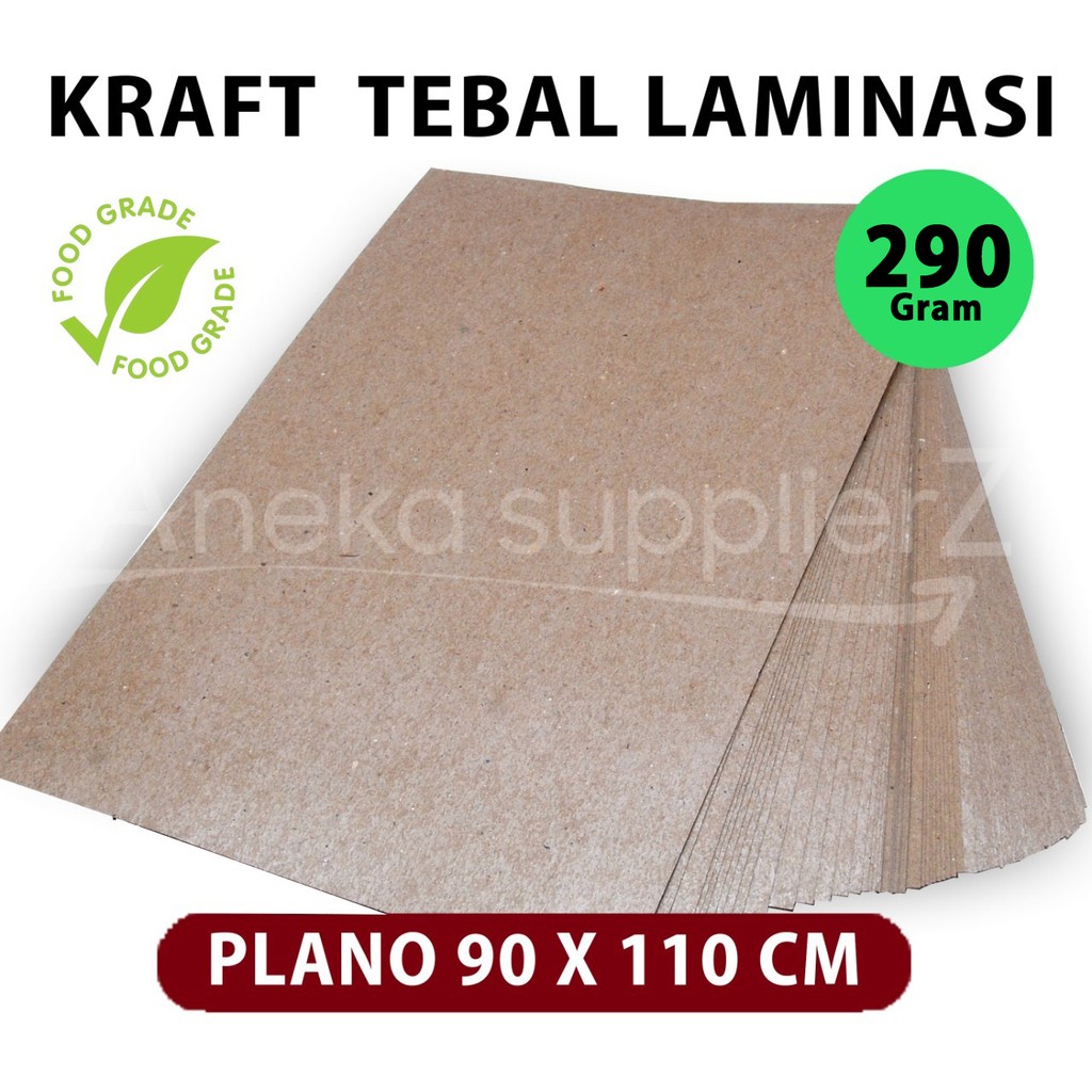 

Karton Kraft Laminasi | Plano (6 pcs)