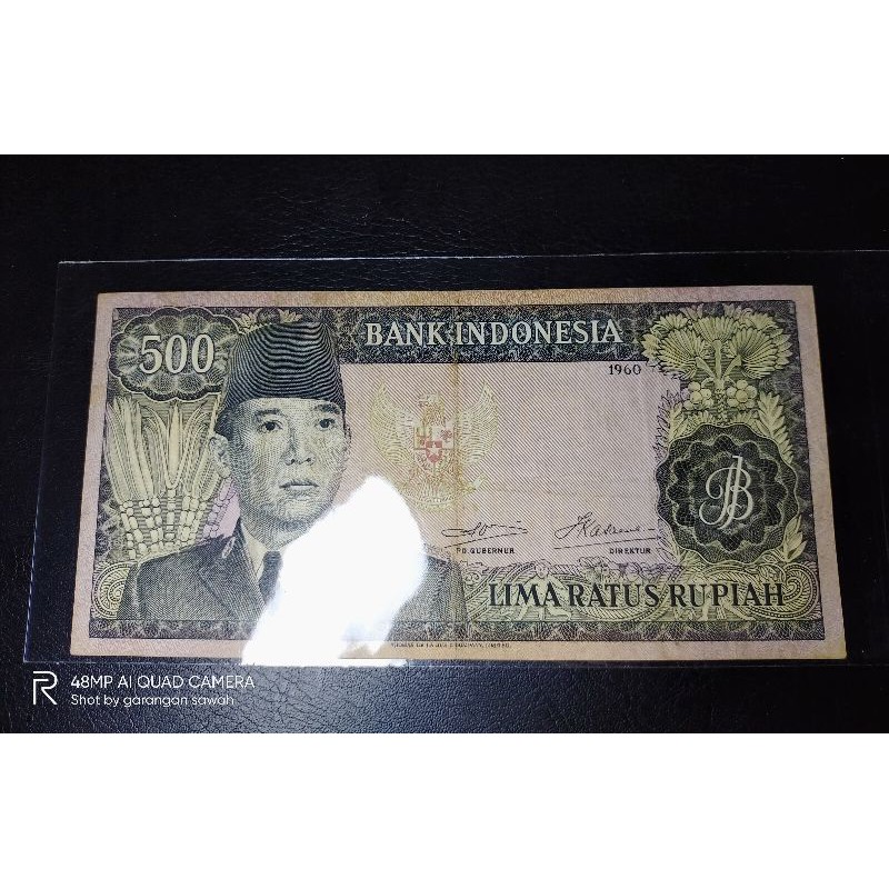 uang kuno 500 Soekarno