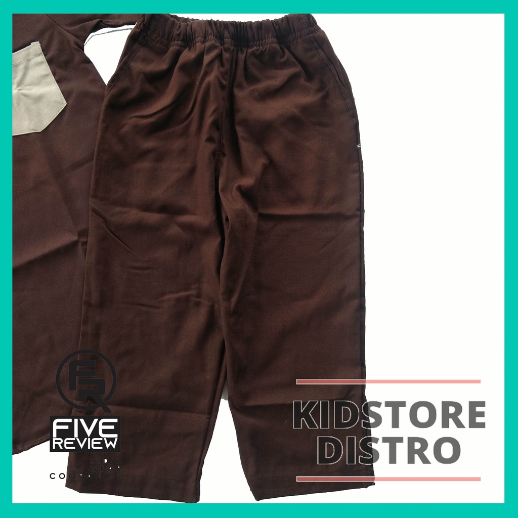 Setelan Koko Kurta Anak Distro Five Review Bahan Cotton Oxford / Stelan Koko Kurta Anak Branded