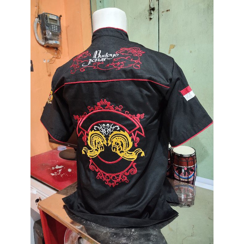 baju barong bordir bisa riques group / baju barong / hem bordir / barongan / pecut / reog / ganongan