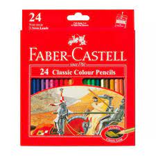 

BISA COD Pensil Warna Faber-Castell 24 Classic Colour Pencils Art. No. 115854 BEST SELLER