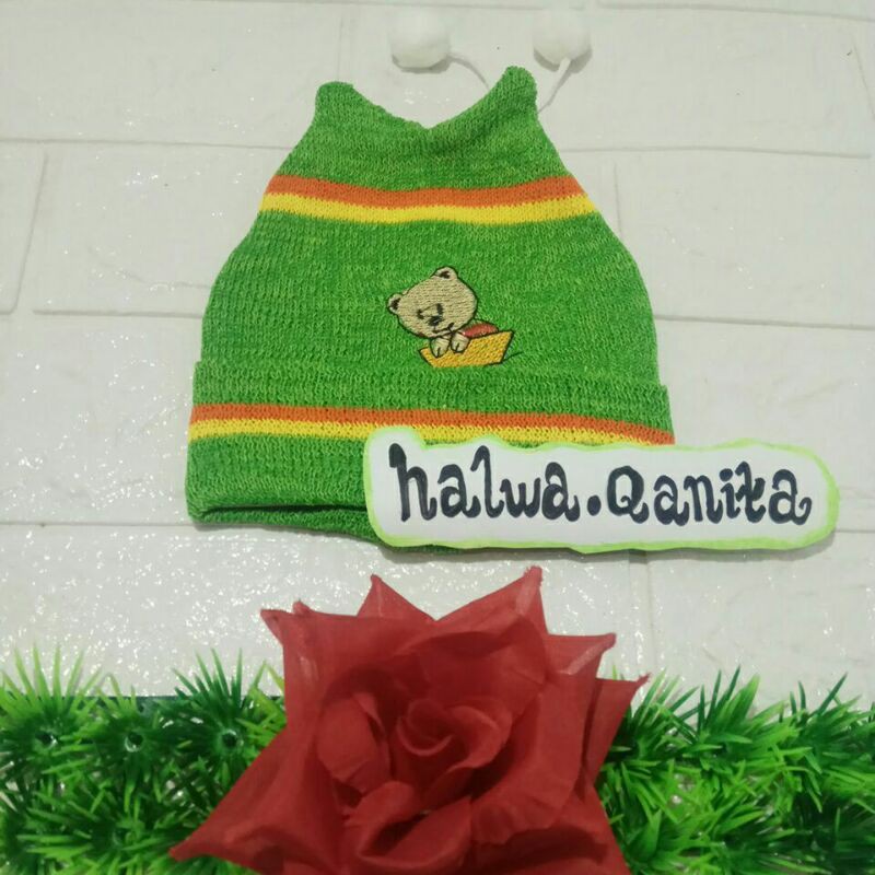 Topi Bayi Rajut Motif Topi Kupluk Bayi Baru Lahir Murah Perlengkapan Bayi