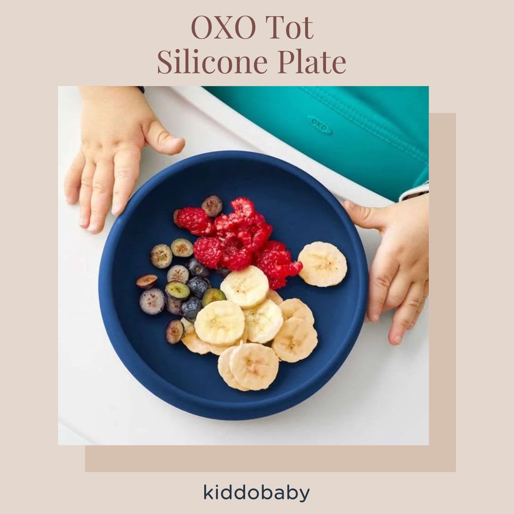 OXO Tot Silicone Plate | Piring Makan | Peralatan Makan