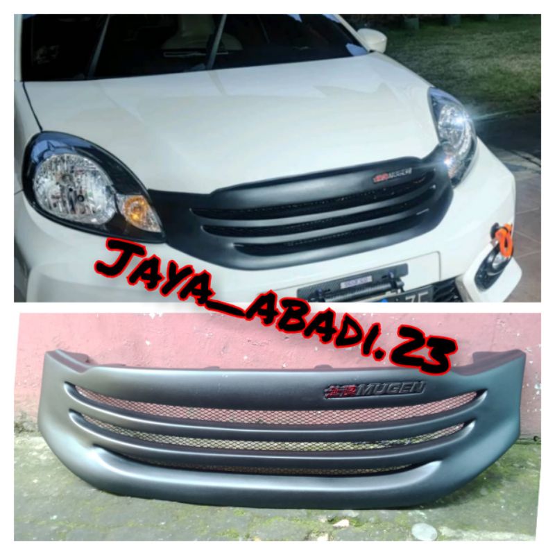 Grill Brio Rs tahun 2016 2017 model garis variasi grill brio 2017 rs model garis emblem mugen