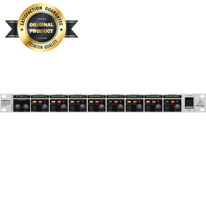 Behringer HA8000 V2 HA 8000V2 8-channel Headphone Mixing/Distribution Amplifier