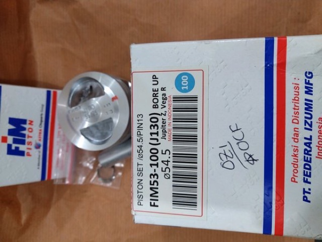 Piston kit fim xb jupiter z vega supra x 53.5 54 54.5 55 55.25 mm FIM53 pin 13-6