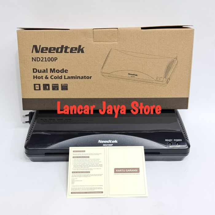 

Mesin Laminating Needtek ND2100P - A4 - Hitam