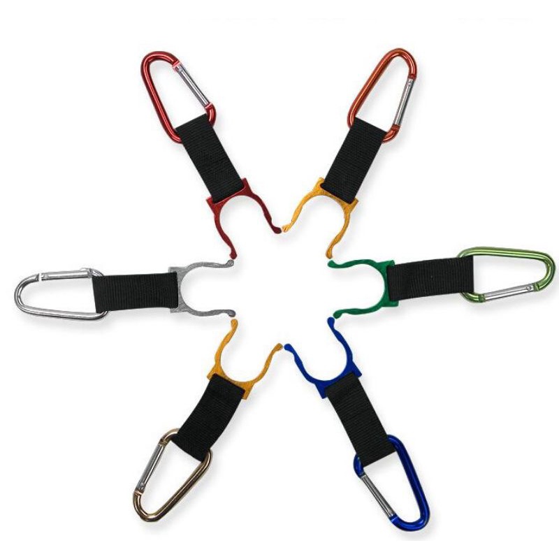 Carabiner Holder Mineral Bottle Buckle Keychain / Pengait Botol Minum