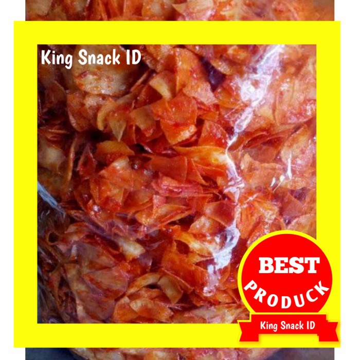 

KERIPIK SINGKONG PADANG SUPER BALADO / KRIPIK SINGKONG PEDES LENGKET