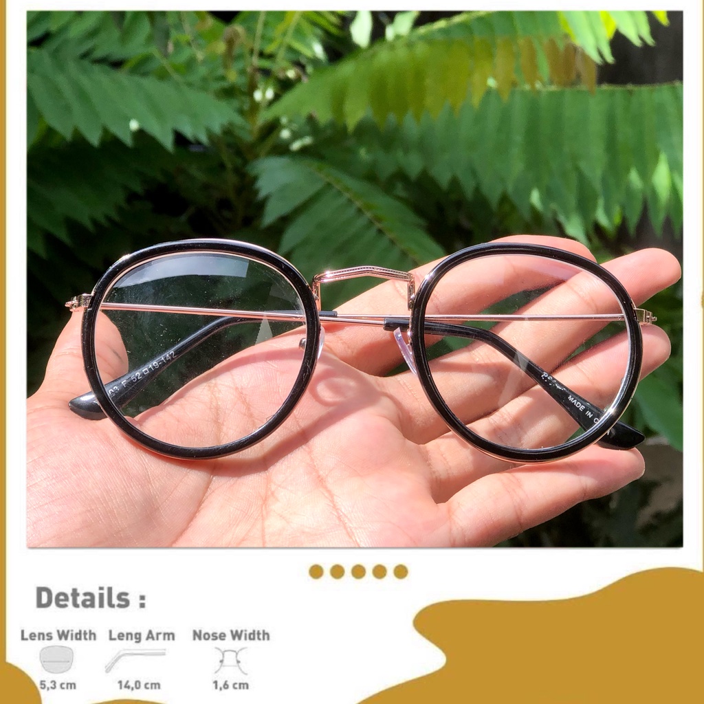 Kacamata PHOTOCRAMIC anti radiasi blueray cocok untuk pria wanita korean style frame YE 903