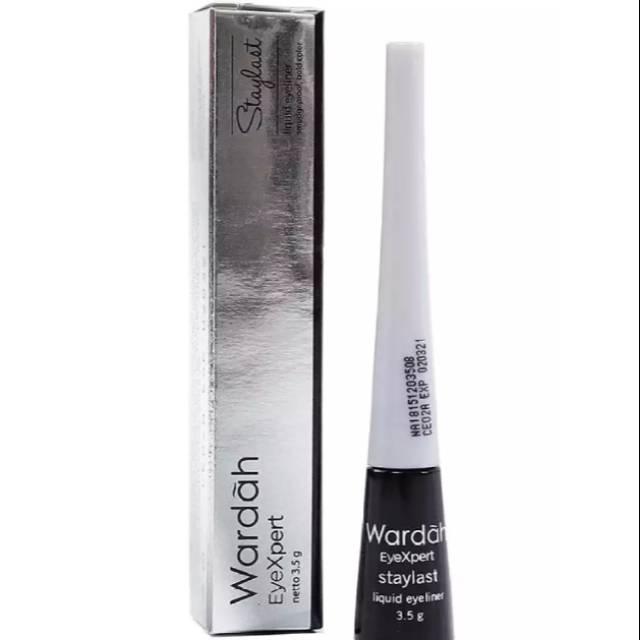 Eyeliner Wardah / Wardah  Staylast Waterproof Liquid Eyeliner (Black) eye expert