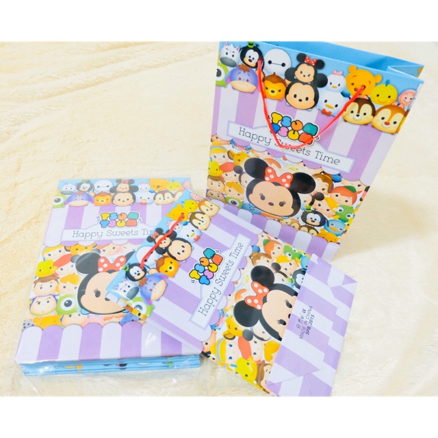 

paperbag tsumtsum tayo kertas tebal kualitas premium isi 10
