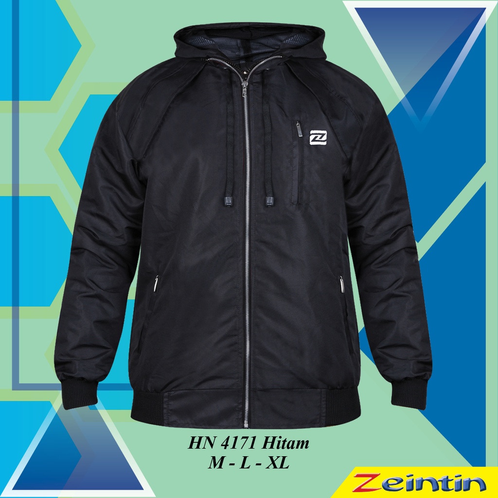 Zeintin - Jaket Pria Sweater Pria Hoodie Fashion Pria Kasual Bahan Nylon Tebal Original Zeintin HN