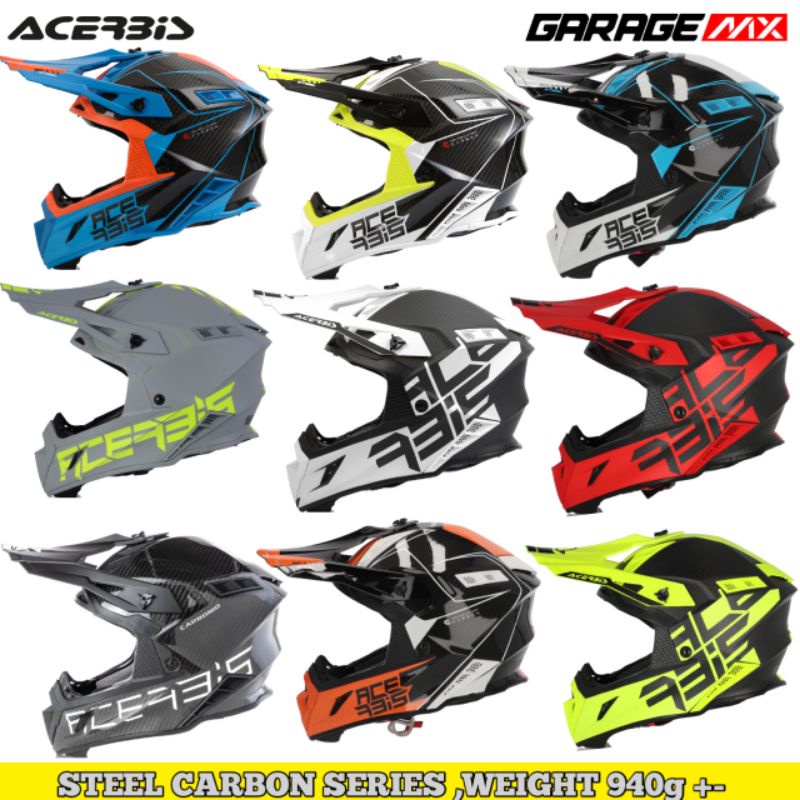 HELM ACERBIS STEEL CARBON . HELM ACERBIS CARBON