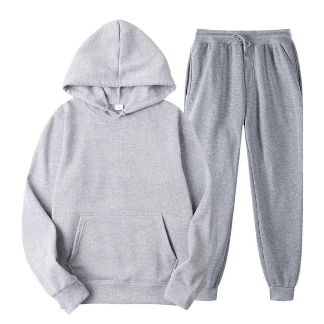 Setelan Sweat Pants &amp; Jumper Hoodie Basic II Set Celana Jogger Panjang &amp; Sweater Hoodie Polos ( Pria &amp; Wanita )