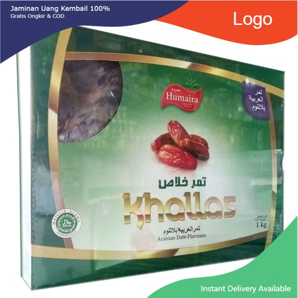 

(COD )Kurma KHALLAS Humaira Khalas 1kg Arabian Date Platinum