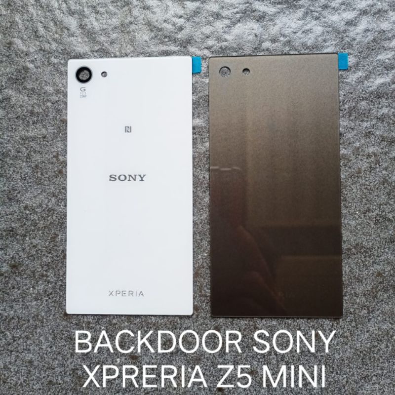 Backdoor Sony Xperia Z5 mini Z5 compact . Z1 mini Z1 compact . Z3 D6653 . Z5 E6653 back door backcase tutup belakang kesing casing cover