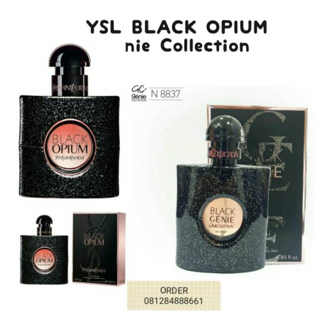 PARFUM YSL BLACK OPIUM | PARFUM WANITA ORIGINAL | GENIE COLLECTION 8837