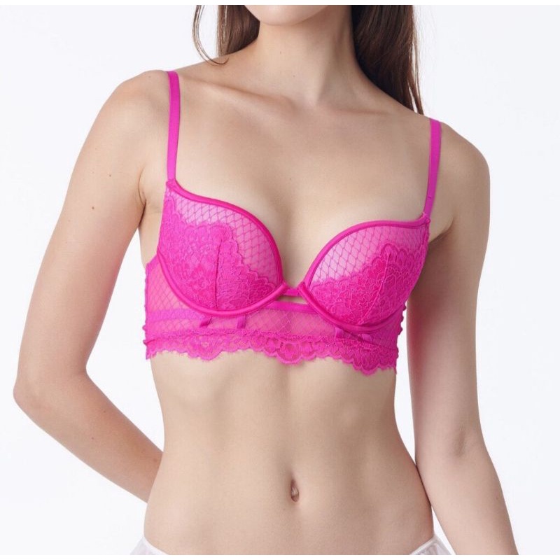 Lasenza La Senza Beyond Sexy Bra Push Up Gel Level 3 Verly Dazzle 32DD 11168699