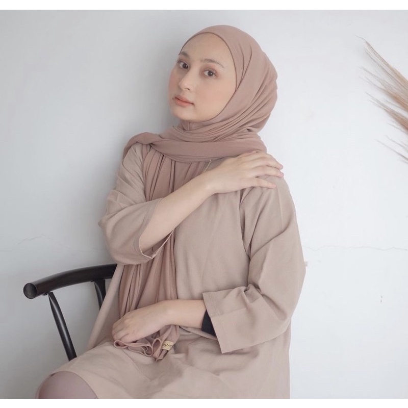 Zamira Pashmina Instant by Oclo Scarf warna Milo dan ChocoMilk