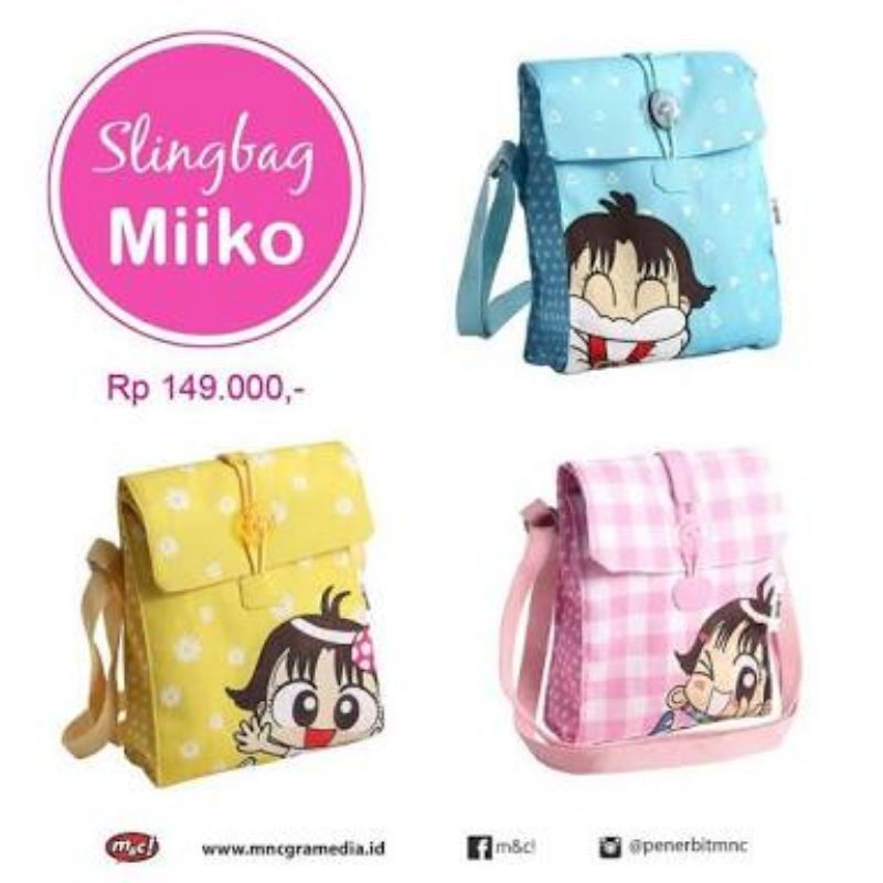 SLING BAG / TAS SELEMPANG MIIKO (DISC 50%)