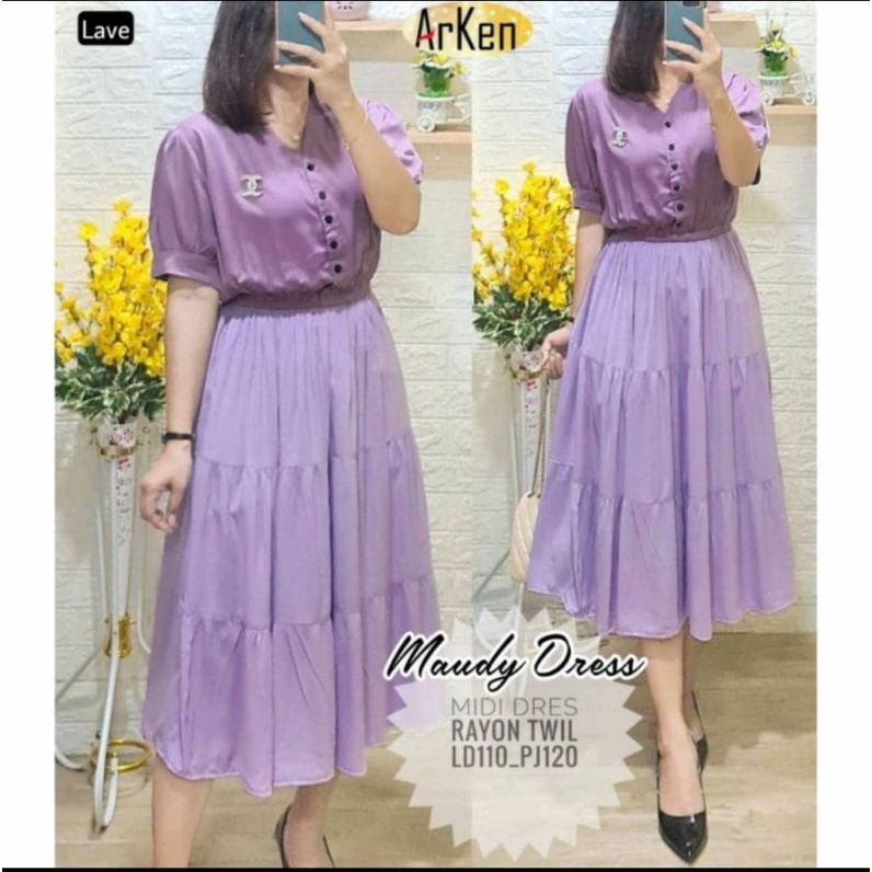 MAUDY DRESS - DASTER RAYON BUSUI