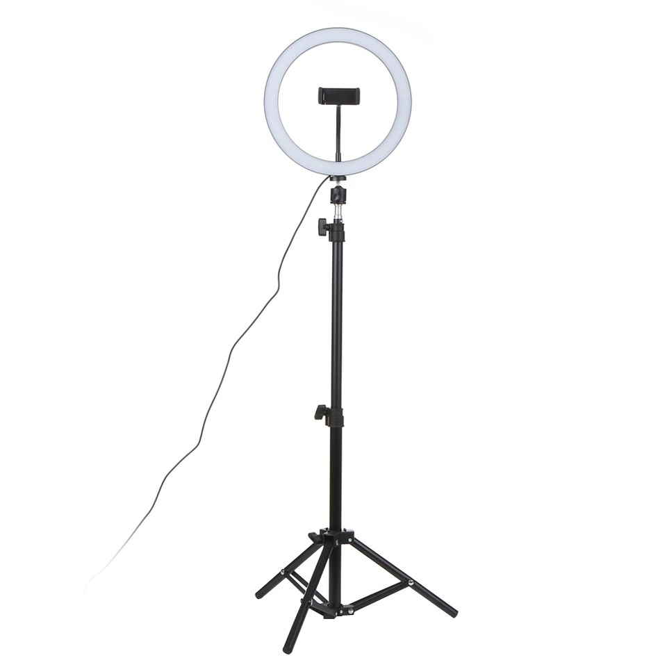 [RO ACC]  RING LIGHT STAND 26CM TRIPOD 2.1M SELFIE VLOGGER YOUTUBE