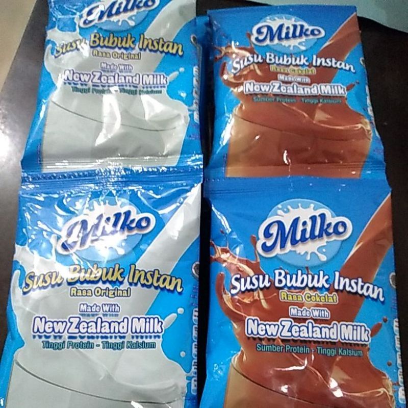 MILKO SUSU BUBUK INSTAN NEW ZEALAND MILK SACHET 1 PCS