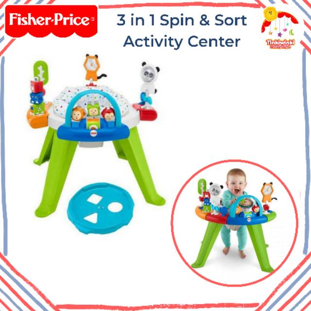 Fisher Price 3 in 1 Spin &amp; Sort Activity Center