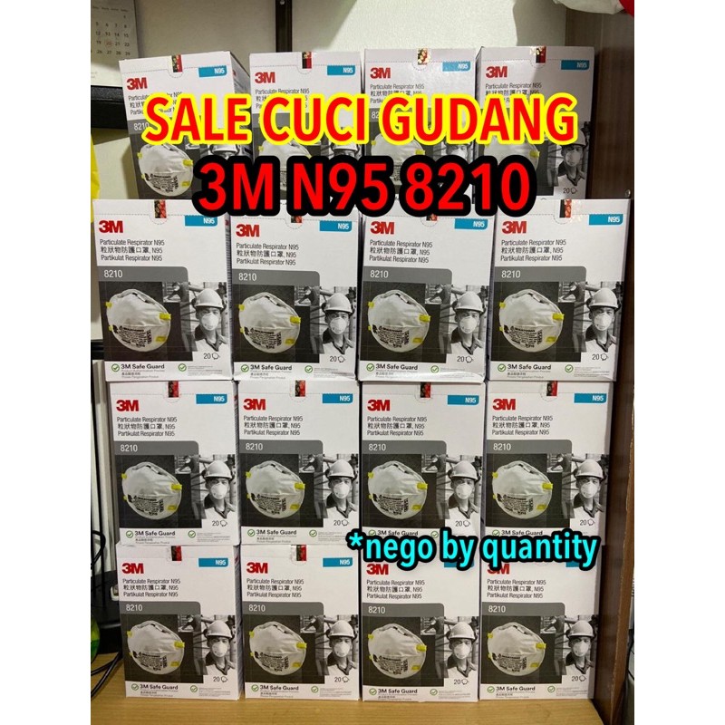 masker 3M N95 8210 hologram singapore exp 2025 ORIGINAL SEGEL MULUS