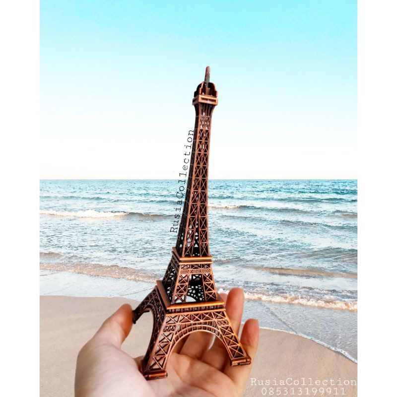 miniatur paris pajangan menara eiffel tower Anti karat