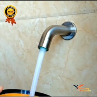 [Kepo.0] 33.wudhu keran wastafel kran tembok touch tap faucet Stainless 304 anti karat