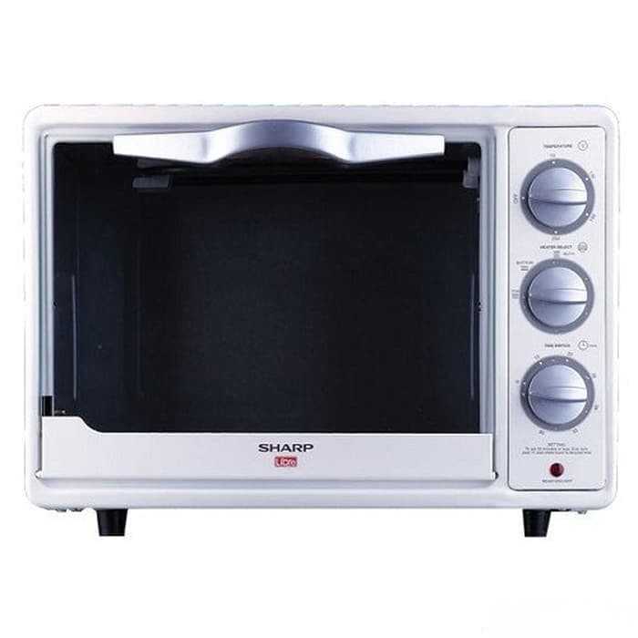 OVEN SHARP EO-18 L9(W) 800Watt 18 Liter Oven Toaster Open Pemanggang Grill, Convection Stainless