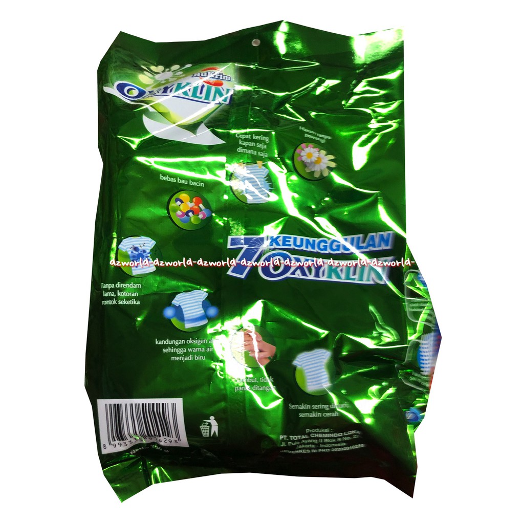 Bu Krim Oxyklin Hygiene 800gr Sabun Cuci Bubuk Detergent Bukrim Detergen Powder BuCream