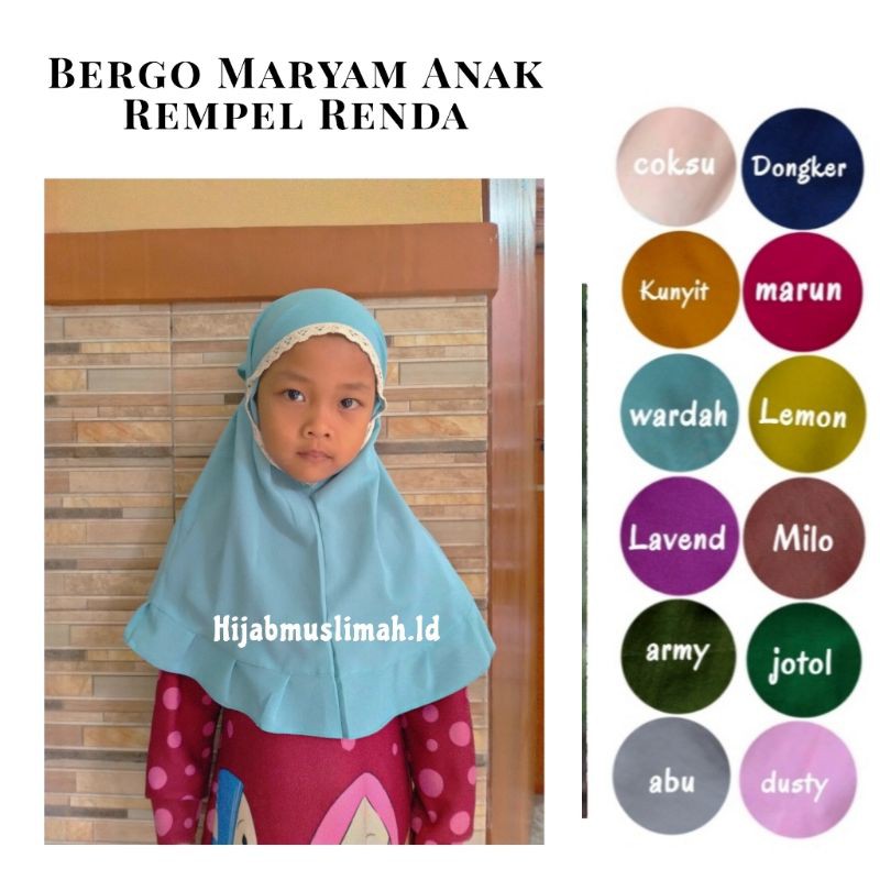 BERGO MARYAM ANAK REMPEL RENDA