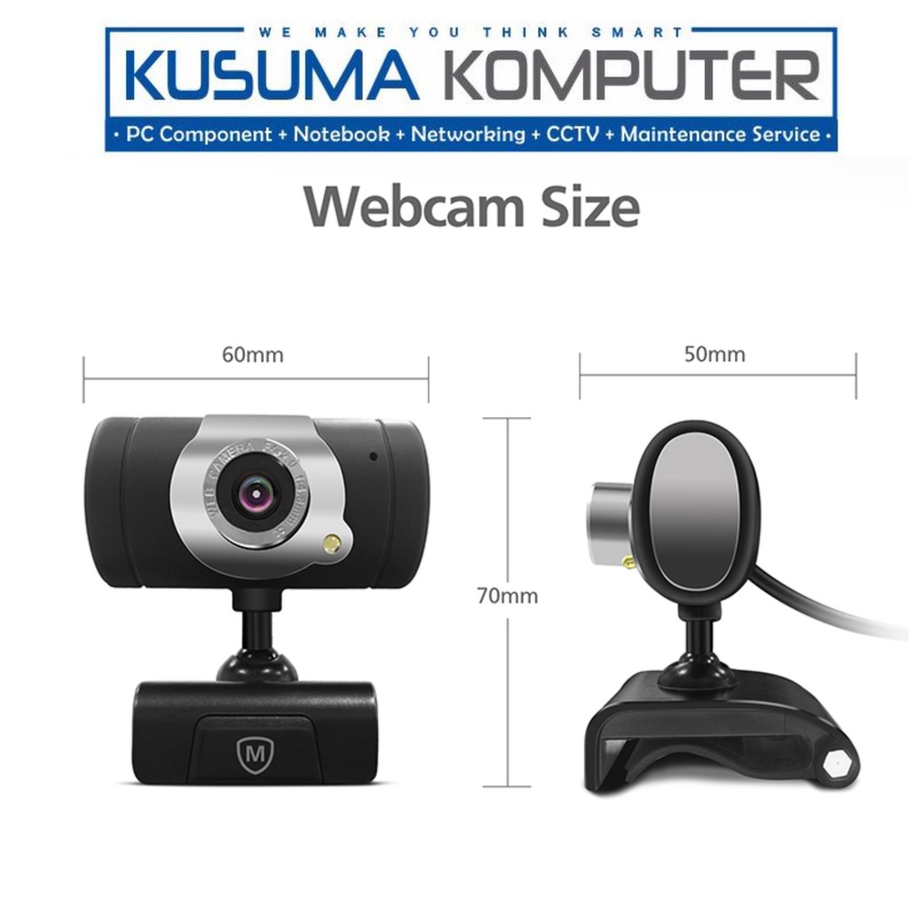 Micropack Webcam MWB-13 1080P Built in Mic &amp; Beauty Effect for PC, Laptop