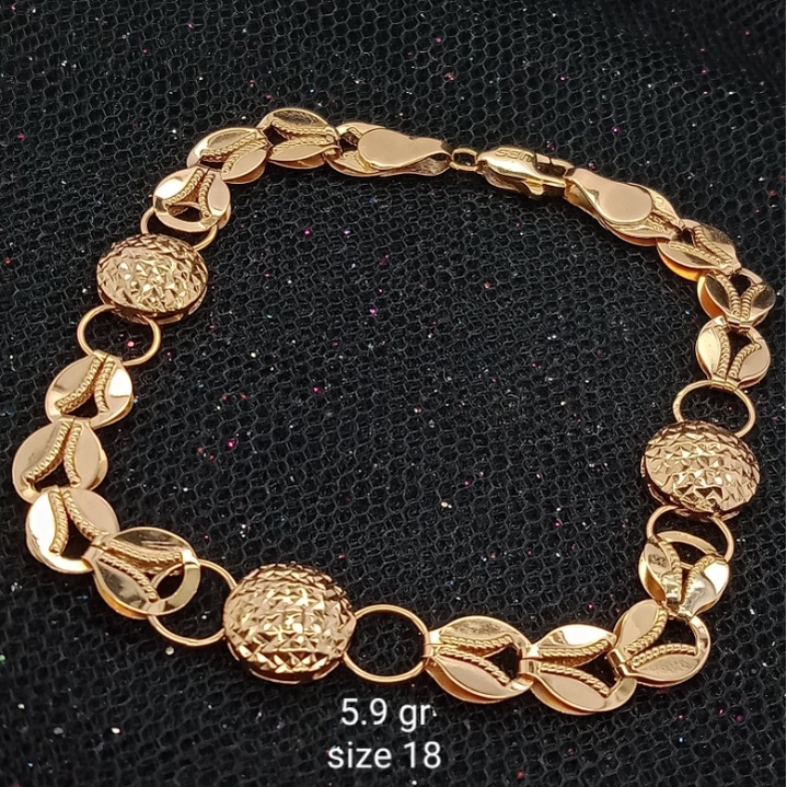 Gelang Emas 17K - 5.9 gr Kadar 750 - 993