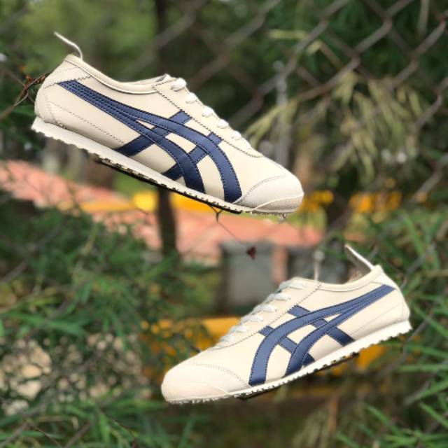 ASICS TIGER ONITSUKA UNISEX CREAM NAVY PREMIUM